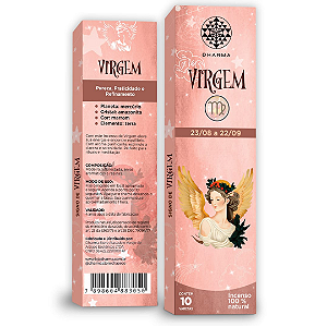 Incenso linha Zodíaco Dharma Signo de Virgem