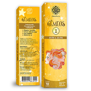 Incenso linha Zodíaco Dharma Signo de Gêmeos