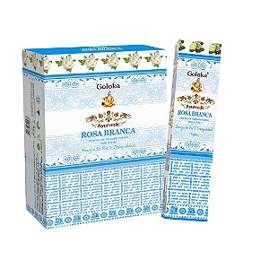Incenso Massala Goloka - Rosas Brancas