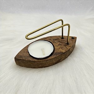 Incensario e Queimador de Palo Santo - Madeira e Ferro