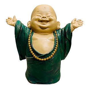 Buda Chinês da Felicidade - Verde