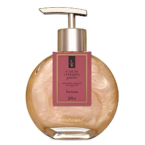 Sabonete Líquido Desodorante Flor de cerejeira Via Aroma - 200ml