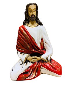 Jesus Meditando - Colorido