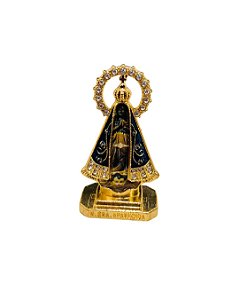 Enfeite para carro - Nossa Senhora Aparecida do Resplendor - Dourada