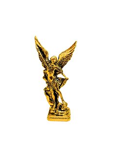 Enfeite para carro - São Miguel Arcanjo - Dourado