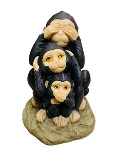 Trio de Macacos - Não vejo, Não Falo, Não ouço