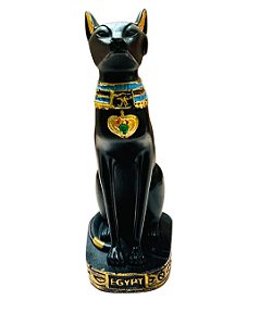 Estátua Gata Bastet Média