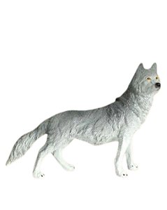 Escultura Lobo Cinzento Selvagem