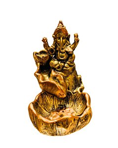 INCENSARIO CASCATA GANESHA NA FLOR VERTICAL