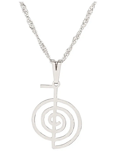 Colar Cho-Ku-Rei 20mm Símbolo do Reiki