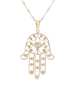 Gargantilha Hamsa 30mm