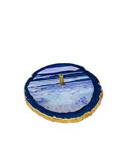 Incensário Vertical de Chapa de Ágata