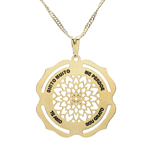 Colar Ho'oponopono Dourado