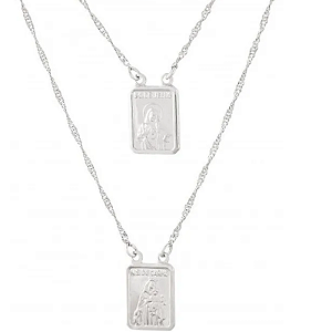 Escapulário Prateado