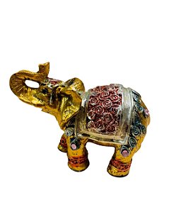 ELEFANTE DA SORTE M - DOURADO