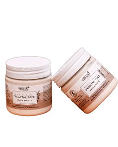 MASCARA FACIAL DE ARGILA BRANCA-180G VEGETAL DO BRASIL