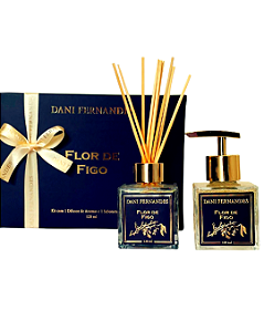 Kit Presenteável Difusor e Sabonete Líquido Flor de Figo 120ml