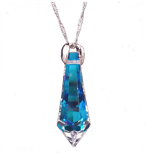 Colar Pêndulo Swarovski 40 mm BLAB
