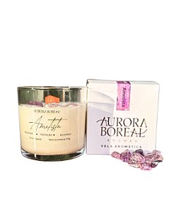 Vela Perfumada Ametista 160g - Aurora Boreal