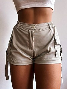 SHORTS CARGO | ALFAIATARIA LEVE