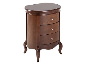 Barrica Renascença 3 Gavetas - Cappuccino - Alto Padrão Móveis.