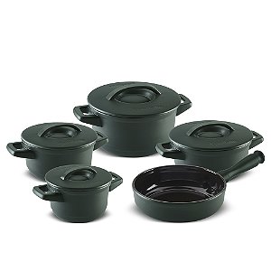 Conjunto Caçarola Duo+ Smart - 05 Peças - Matte - Alto Padrão Móveis.