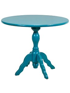 Mesa de Jantar Inglesa  (1,20 x 1,20) - Azul - Alto Padrão Móveis