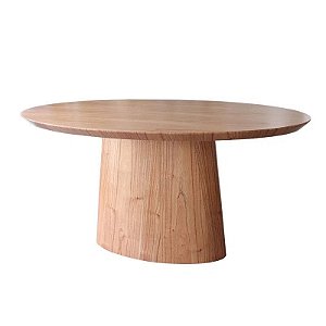 Mesa de Jantar Oval Petra - 2,20 x 1,10 - Natural - Alto Padrão Móveis.