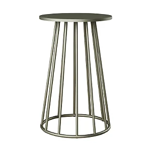 Base de Mesa em Aço Carbono - Champanhe - Alto Padrão Móveis.