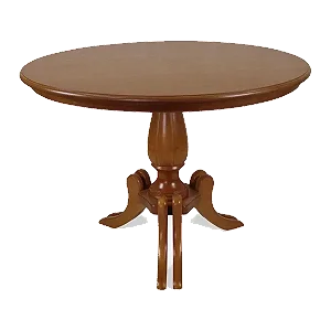 Mesa de Jantar Fragata (1,00 x 1,00) - Imbuia - Alto Padrão Móveis.