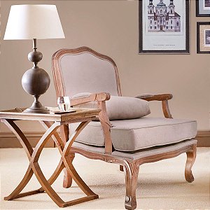 Poltrona King Imbuia Clássica - Alto Padrão Móveis.
