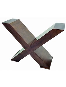 Base de Mesa X - Capuccino - Alto Padrão Móveis.