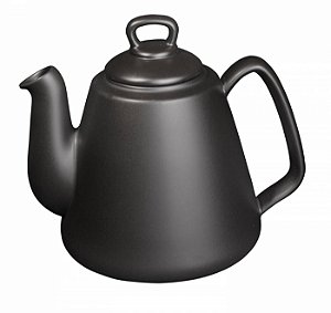 Bule Tropeiro em Cerâmica 1,3 Litros - Preta - Ceraflame.