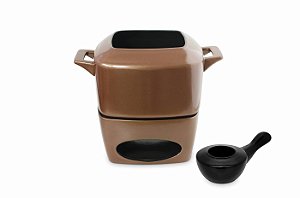 Conjunto Fondue 3 Pçs Cobre - Ceraflame.