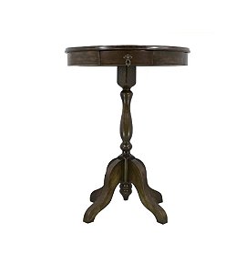 Mesa de Apoio Inglesa com Gaveta - Cappuccino - Alto Padrão Móveis.