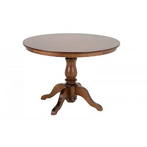 Mesa de Jantar Inglesa (1,0 x 1,0) - Imbuia - Alto Padrão Móveis.