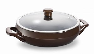 Moquequeira 3,5 Litros 29cm em Cerâmica - Chocolate - Ceraflame.