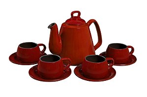 Conjunto Café Tropeiro 9 Peças - Pomodoro - Ceraflame.