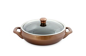 Moquequeira 3,5 Litros 29cm em Cerâmica - Cobre - Ceraflame.