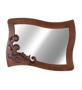 Moldura de Espelho Imperial - Imbuia - Alto Padrão Móveis.