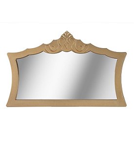Moldura de Espelho Realeza 1,10 - Dourado - Alto Padrão Móveis.