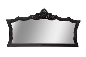 Moldura de Espelho Realeza 1,30 - Preta - Alto Padrão Móveis.