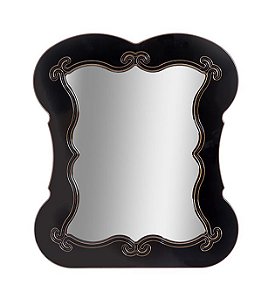Moldura de Espelho Vienna - Preta - Alto Padrão Móveis.