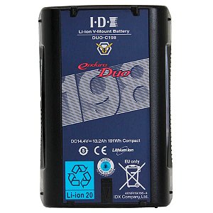 Bateria IDX DUO-C198 191Wh Bateria de Alta Duração Com D-Tap Avançado e Porta USB