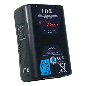 Bateria IDX DUO-150 de Alto Carregamento com D-Tap e USB