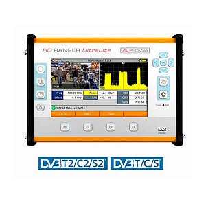 Promax HD RANGER Ultralite Tablet Analisador de Sinal de TV e Espectro