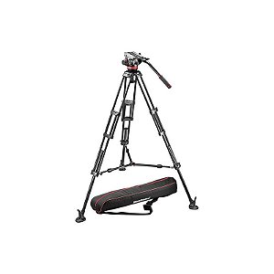 Manfrotto MVH502A + 546B Sistema de Tripé de Vídeo Profissional