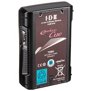 IDX CUE-D75 Bateria V-Mount 73Wh com Saída D-Tap