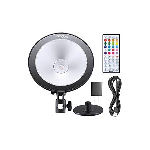 Godox CL10 Luminária LED Multicolorida para Webcasting 10 W