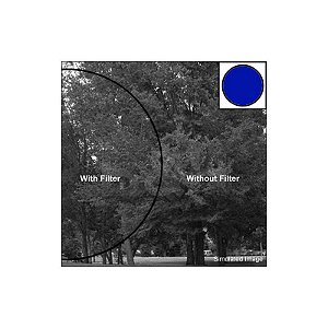 Filtro Tiffen 4x4" Azul #47B para Fotografia em Preto e Branco